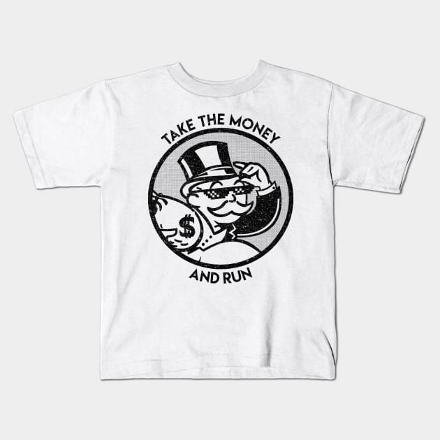 Take the money Kids T-Shirt by Eoli Studio